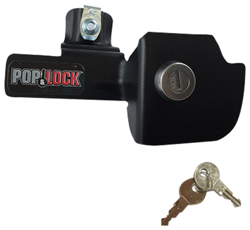 POP & Lock - Manual Tailgate Lock for Chevy Silverado and GMC Sierra, Fits 1999 to 2007 Models, Anti Theft, Truck Tailgate Lock Replacement, Easy to Install, Made in The USA (Black, PL1100) - Image 1